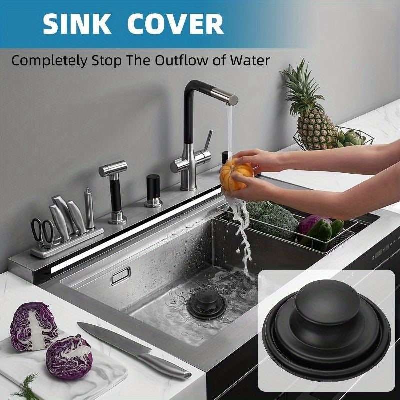 Premium Kitchen Sink Stopper Strainer Set Universal Basket Strainer Filters with Anti-Clog Drain Plugs, Perforated Basket Drain Sieve, Durable Stainless Steel Construction, Easy To Clean and Install
