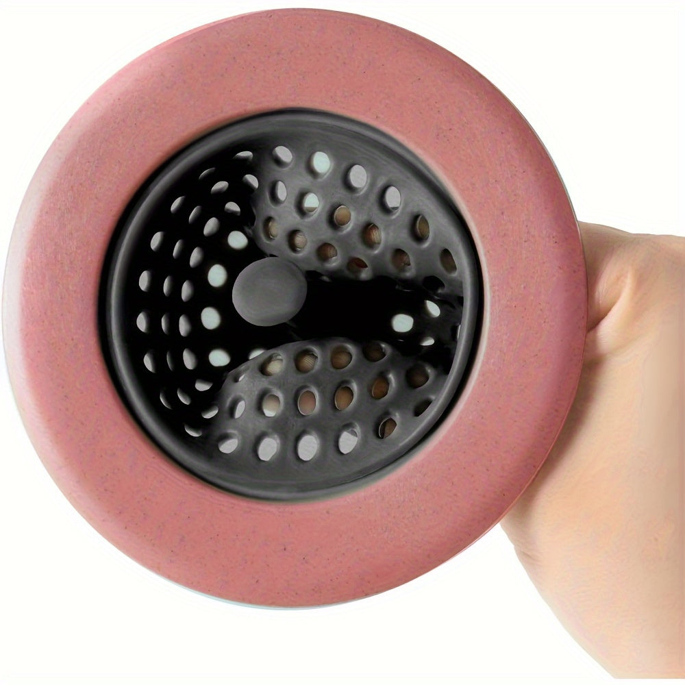 4pack Kitchen Silicone Sink Strainer Garbage Disposal Strainer Sink Drain Catcher Plug Drain Cover Kitchen Sink Basket for Kitchen Sinks Silicone Beige Pink Blue Green