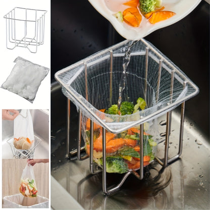 Kitchen Sink Strainer With Sink Basket Holder Sink Strainer Net Bag, Mesh Sink Strainers For Kitchen Sink Food Catcher, Sink Trash Catcher For Garbage Leftovers Etc.